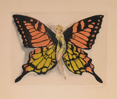 Louis ICART
Papillon I, 1936, eau-forte et...