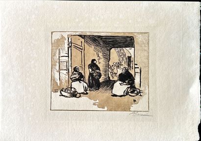 Auguste LEPERE
Le Pont Neuf, 1913, lithographie,...