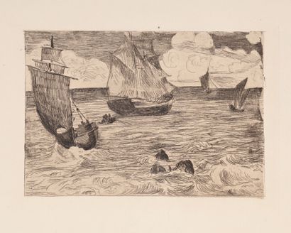 Edouard MANET
La Queue devant la boucherie,...