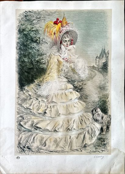 Charles LEANDRE
La Femme au singe et La Femme...