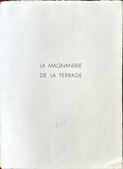 Alberto MAGNELLI
Planches 1, 2, 5 et 6 de...