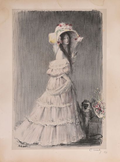 Charles LEANDRE
La Femme au singe et La Femme...