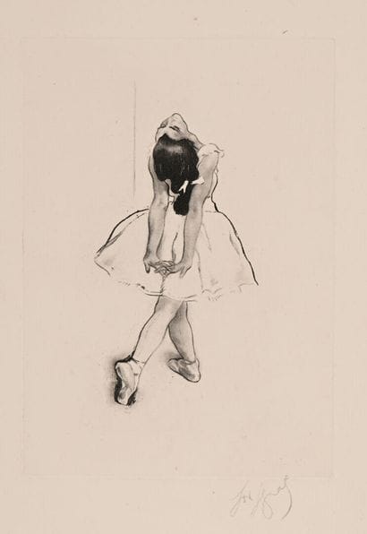 Louis LEGRAND
Délassement, 1901, eau-forte...