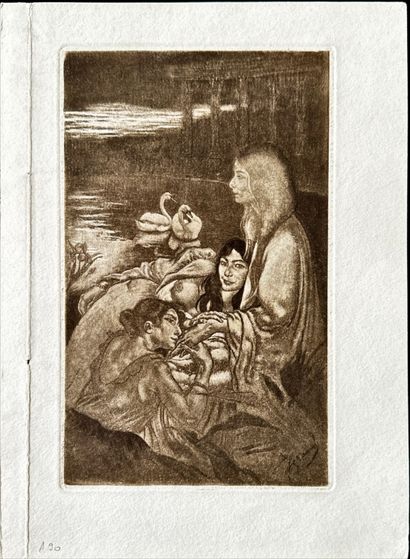Louis LEGRAND
Paysage breton, 1905, eau-forte...