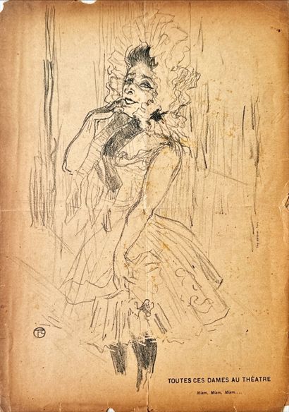 Henri de TOULOUSE-LAUTREC
Yvette Guilbert...