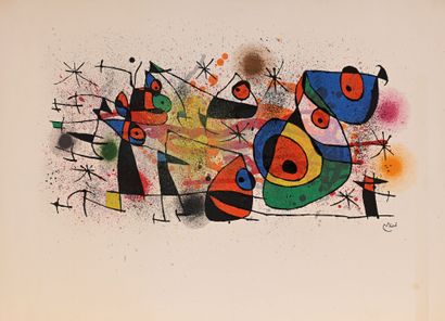 Joan MIRO
Céramiques, 1974, lithographie,...