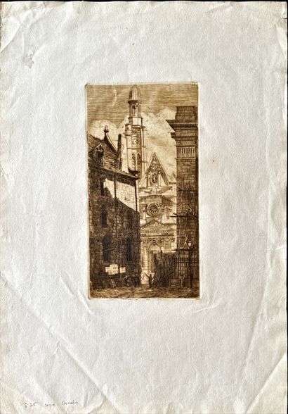 Charles MERYON
La Tourelle, rue de la Tixeranderie...