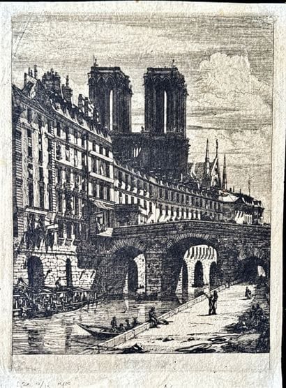 Charles MERYON
Le Pont-Neuf, 1853, eau-forte,...