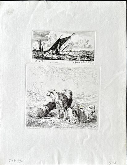 Charles MERYON
Le Pont-Neuf, 1853, eau-forte,...