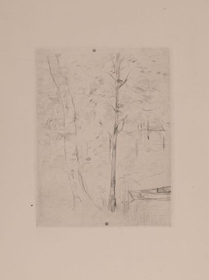 Berthe MORISOT
Le Lac du bois de Boulogne,...