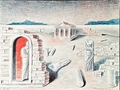 Sarandis KARAVOUSIS
Le Bol fumant, lithographie,...
