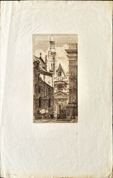 Charles MERYON
La Tourelle, rue de la Tixeranderie...