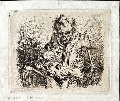 Charles JACQUE
La Mort berçant un enfant...