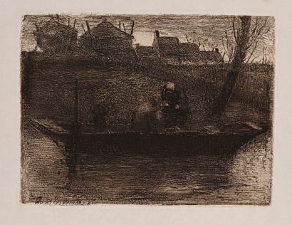 Theodoor VERSTRAETE
Les Pêcheurs, etching,...