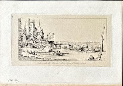 Charles MERYON
Le Pont-Neuf, 1853, eau-forte,...