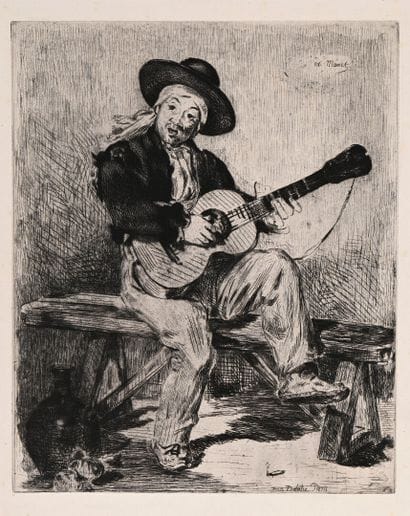 Edouard MANET
Le Chanteur espagnol ou Le...