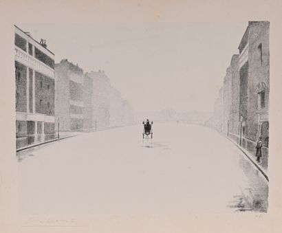 Charles LACOSTE
Portland Place, 1894, lithographie,...