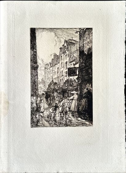 Auguste LEPERE
Le Pont Neuf, 1913, lithographie,...