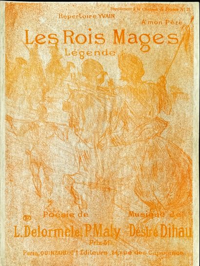Henri de TOULOUSE-LAUTREC
Yvette Guilbert...