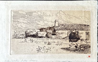 Auguste LEPERE
Le Pont Neuf, 1913, lithographie,...