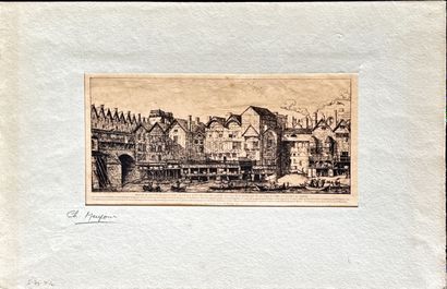 Charles MERYON
Le Pont-Neuf, 1853, eau-forte,...