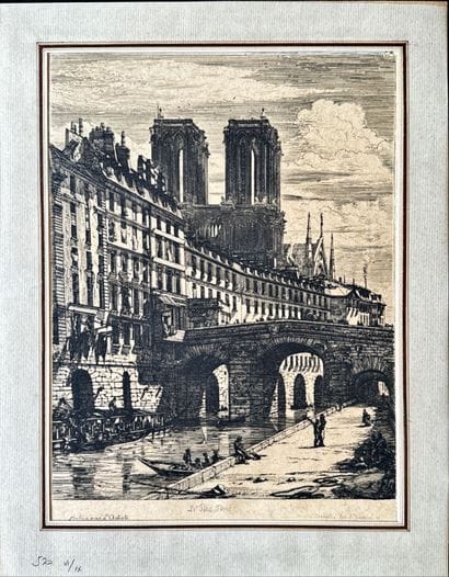 Charles MERYON
La Tourelle, rue de la Tixeranderie...