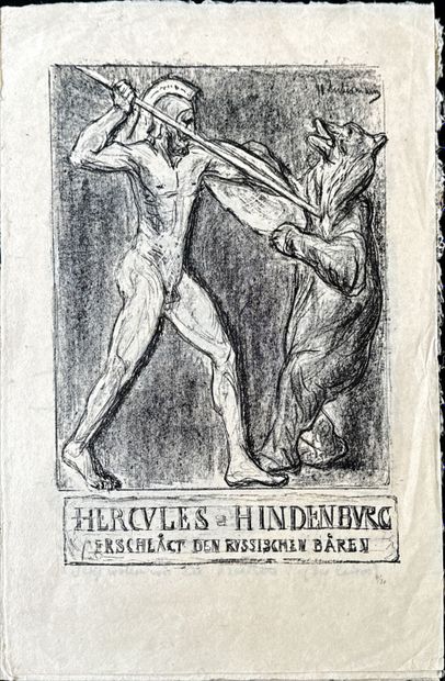 Abel PANN
L'Écolier, lithographie, 54 x 37...
