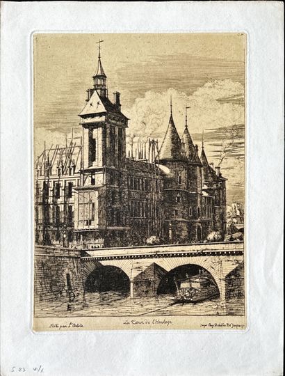 Charles MERYON
Le Pont-Neuf, 1853, eau-forte,...