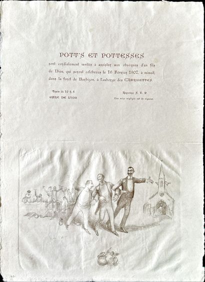 Jean VEBER
Dans le ruisseau, 1894, lithograph,...