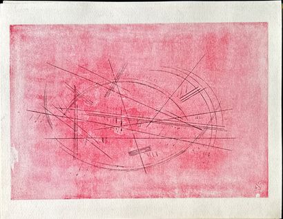 Paul JENKINS
Sans titre, lithographie, 37...