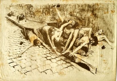 Jean VEBER
Dans le ruisseau, 1894, lithograph,...