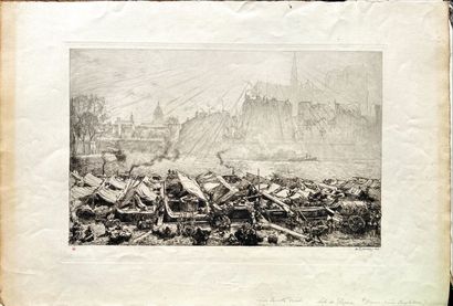 Auguste LEPERE
Le Marché aux pommes, 1917,...