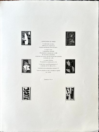Alberto MAGNELLI
Planches 1, 2, 5 et 6 de...