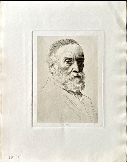 Alphonse LEGROS
L'Incendie du hameau, eau-forte,...