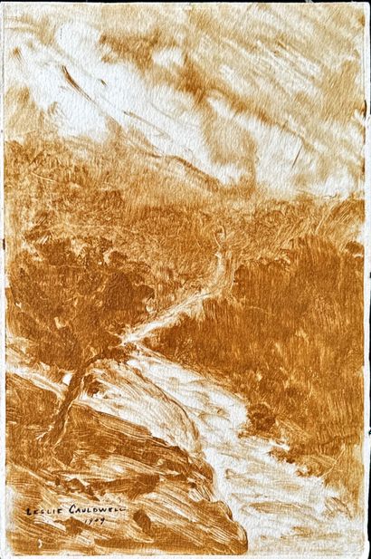 Ernest LAURENT
Femme nue accoudée, monotype,...