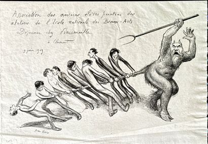 Jean VEBER
Adam et Eve, 1902, lithograph,...