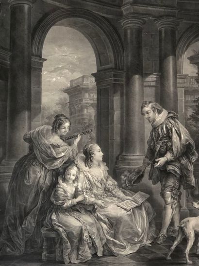 After VAN LOO :
Spanish conversation.
Engraving...