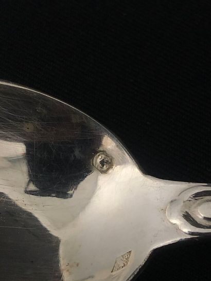 Trois CUILLERES en argent 950/°°° modèle...