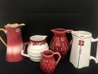 IMPORTANT LOT of various jugs (some signed):...