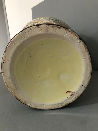 SATSUMA, 
Grand vase et brûle parfum. 
H....
