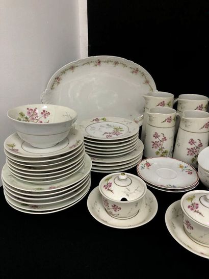HAVILAND in Limoges : 
Porcelain dessert...