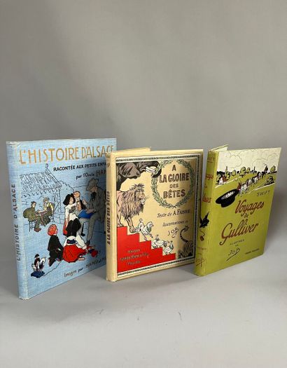 LOT de 3 livres illustrés comprenant :
-...