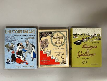 LOT de 3 livres illustrés comprenant :
-...