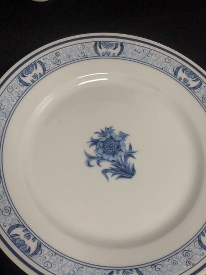 HAVILAND : 
Coffee and tea service set including...
