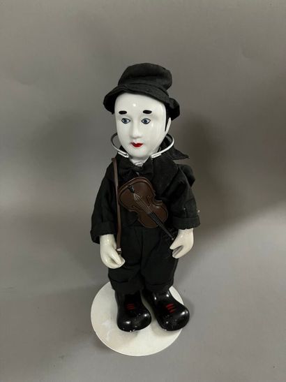 POUPEE représentant un violoniste.
Automate,...