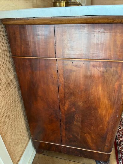 Louis-Philippe style COMMODE in veneered...