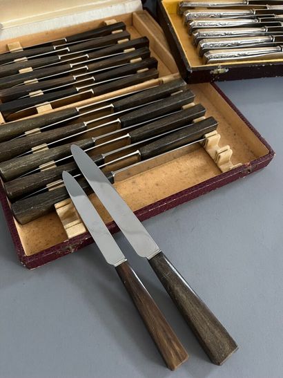 LOT of three menagère parts:
- Manufacture...