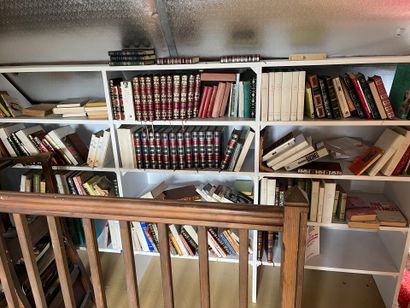 LIBRARY including :
- modern, white-painted...