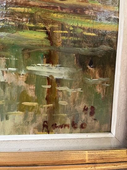 Jules RAMBO (1896-1974):
Rural landscape.
Oil...