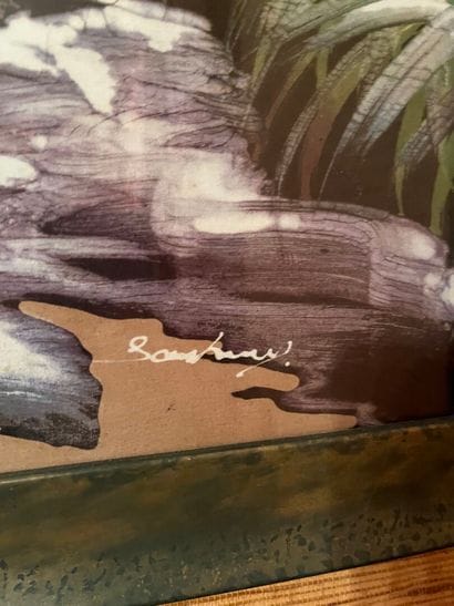 MODERN SCHOOL :
Paysage d'Indochine.
Signed...